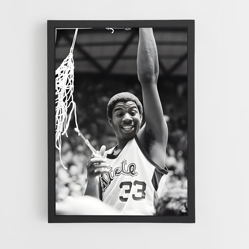 Poster Magic johnson – affiche Basketball (vue 2)